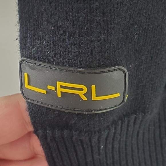 Lauren Ralph Lauren Active black and yellow cotton pullover XL - Picture 12 of 16